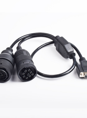 适用于DB15Pin转康明斯9针卡车诊断连接线14针转换线