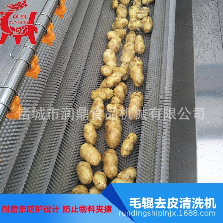 润鼎红薯去皮机家 净菜机加生产流水线械设备工 莲藕清洗去泥厂机