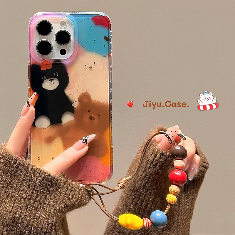 可爱卡通jellycat适用苹果手机壳