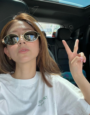 凯旋老钱风松弛的金属猫眼墨镜