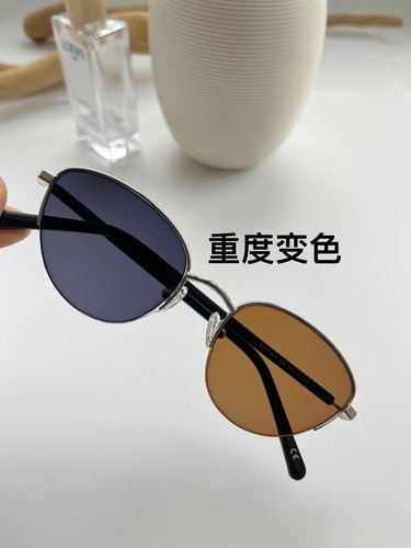 变色镜片防蓝光防晒迅速
