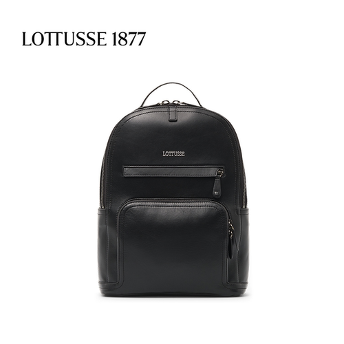 LOTTUSSE/乐途仕时尚手工小牛皮双肩包电脑包通勤包