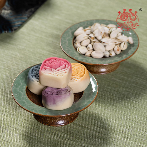 【官方正品】青瓷果盘茶点盘