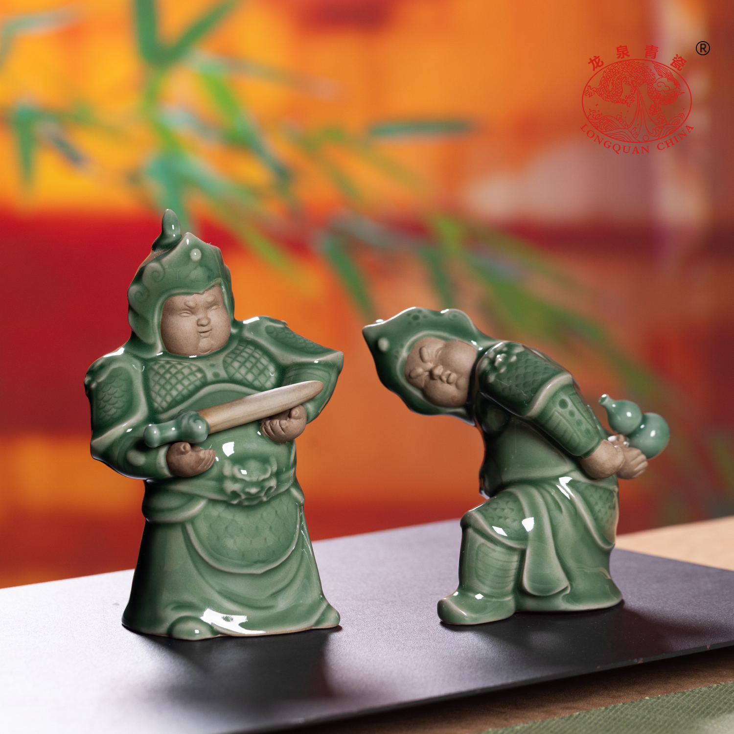 【正品认证】龙泉青瓷摆件