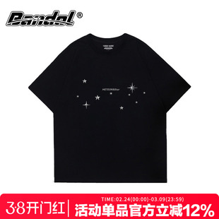 美式ins风街头简约风大码创意印花短袖t恤女夏季个性宽松显白上衣