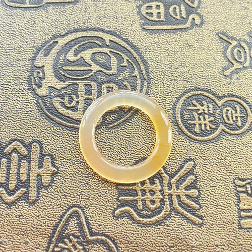 正品a货黄龙玉戒圈指环戒指卡18宽厚3×5mm精品玉戒高冰起胶71#