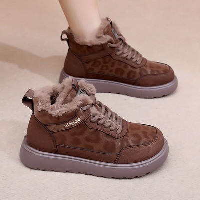 2025冬季新款老北京棉鞋防雨耐磨