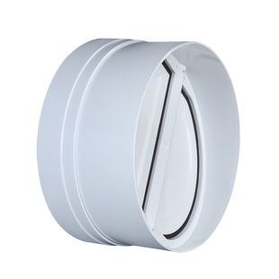 羚展运祥厨房公共烟道止回阀止管子中间油烟机150-180防烟止回阀