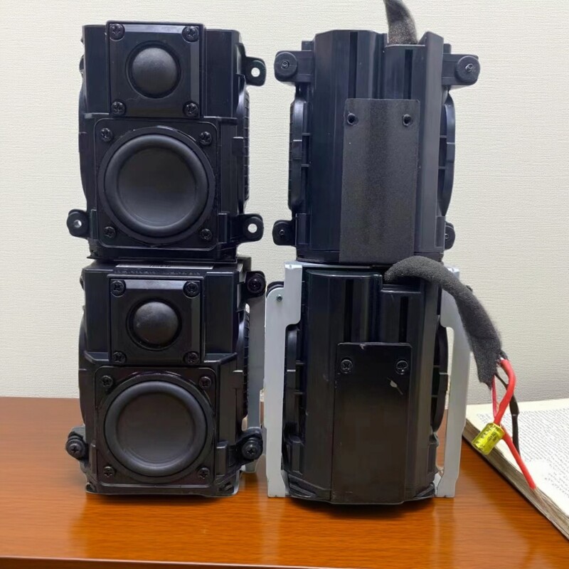 动态效果低音拆机哈曼卡顿二分频音箱1寸高音2寸全频喇叭双振膜