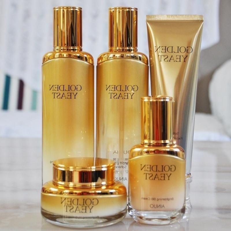 爱诺黄金活酵母护肤套装洁面保湿乳柔肤水补水霜BB霜面霜眼霜单品