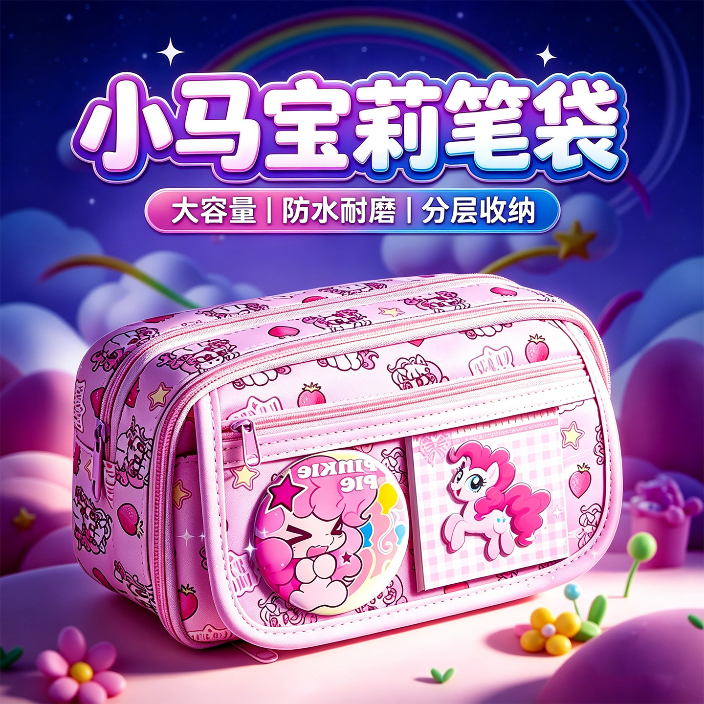 【2026网红】大容量笔袋小马宝莉
