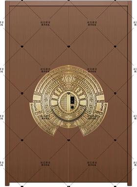 精雕底纹浮雕图纹理铝雕防爆门铸铝门精雕木门花板门铝艺a934