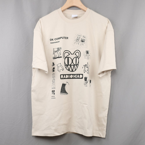 Radiohead电台司令短袖T恤英伦摇滚音乐节乐队情侣T-shirt男女Tee