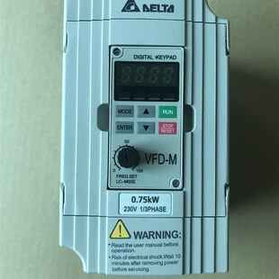230V1 Delta 3phase VFD007M21A 0.75KW220V 台达变频器VFD