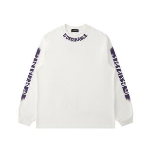 T恤 City 陨石拉浆胶印长袖 王鹤棣 vibe D.Desirable