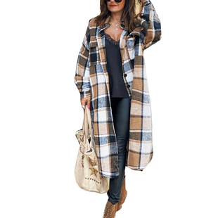 Jackets Female New Shirts Style Long 2021 Autumn Overcoat