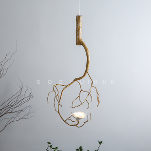 宋氏美学创意树枝吊灯个性高档别墅民宿茶室餐厅橱窗展厅装饰灯具