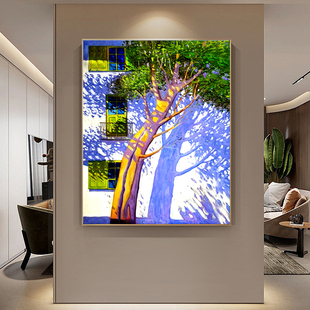 世界名画数字油画diy填色手绘丙烯画树光影客厅大幅大尺寸装饰画