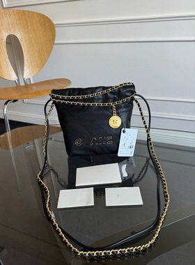 小香风22bag高版本皮菱格流浪包单肩斜挎水桶 香奶奶包S3980