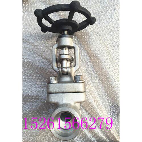 美标闸阀Z61W-800LBP DN15-50截止阀F304锻钢承插焊丝口对焊闸阀