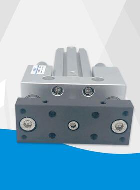 气力可治具滑座气缸JCB20X10X20X30X40X50X75X100-S JCBD可调行程