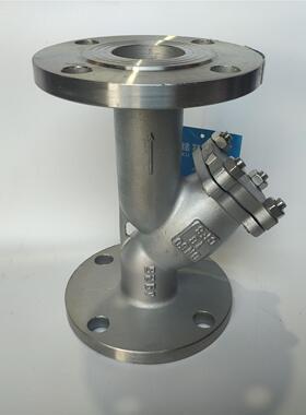 GL41W-16P 316L不锈钢Y型过滤器 Y型不锈钢法兰过滤器DN15～DN250