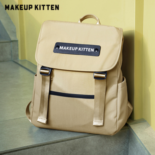 MAKEUP 秋男书包旅行爬山通勤旅游背包 KITTEN双肩包包女2025新款