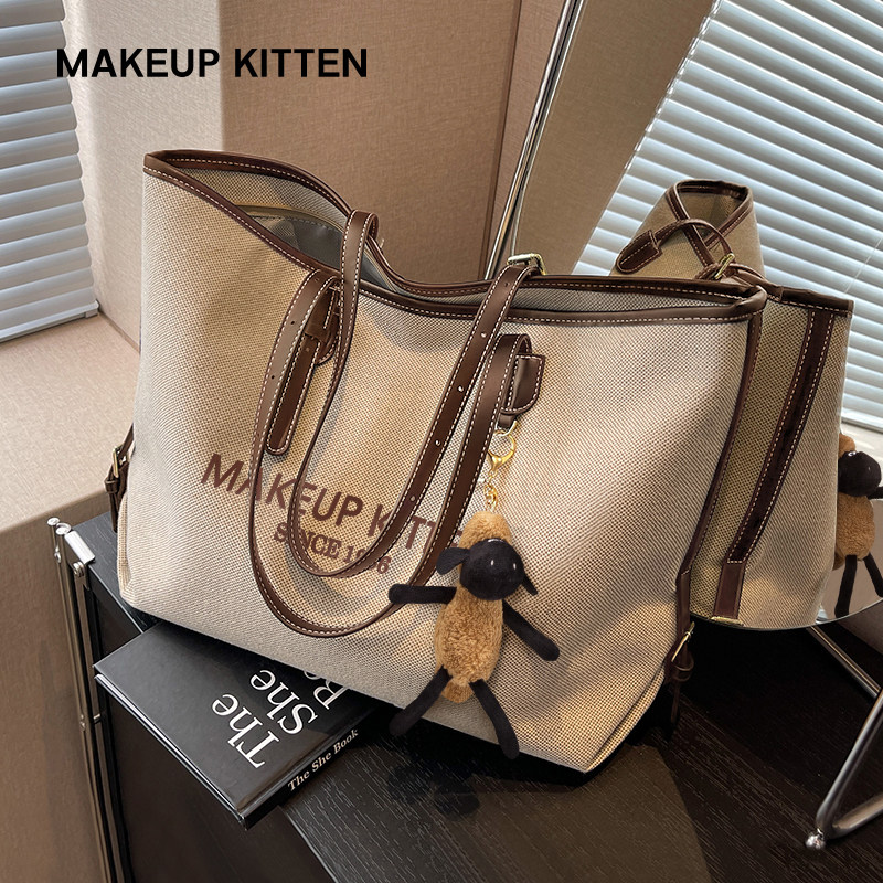 MK正品大容量托特女包通勤帆布袋