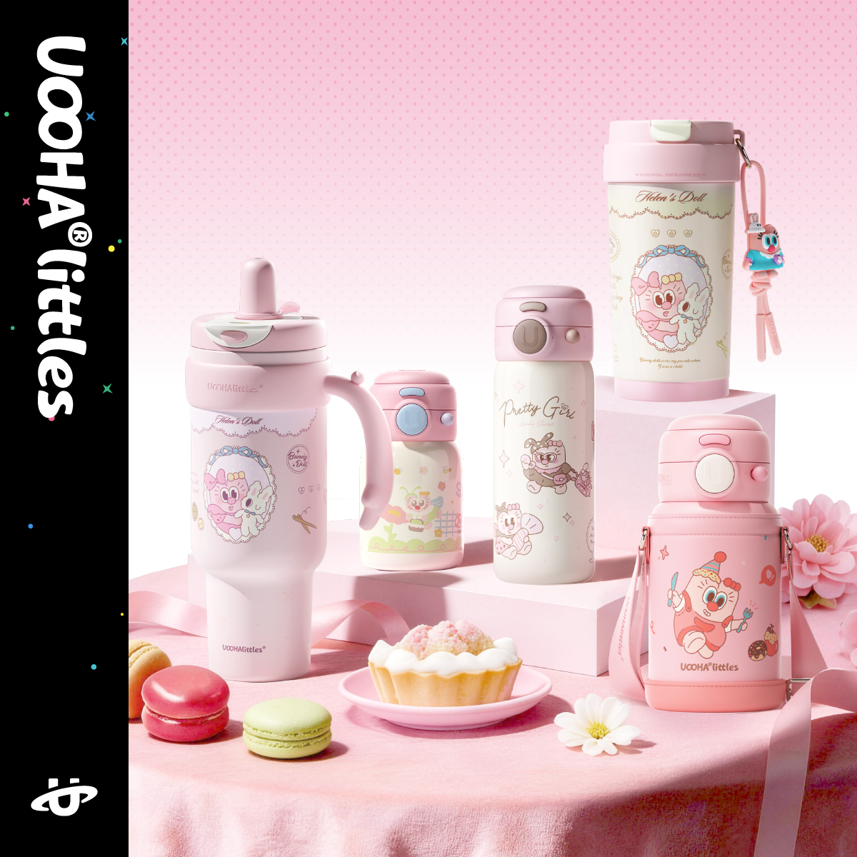 UOOHA【愈】见小海伦保温杯女生高颜值咖啡杯吸管水杯情人节礼物,餐饮具,保冷/保温杯,淘宝优惠券,粉丝福利购,淘宝优惠卷