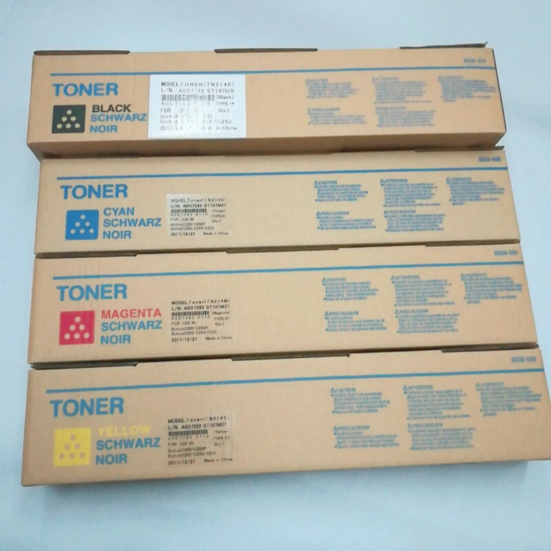 适用于柯美tn214粉盒 柯尼卡美能达C200 C203 C253 C210 C353碳粉