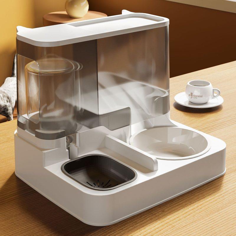 猫咪自动喂食器饮水机一体猫宠物喂猫狗猫食喝水器投狗碗碗盆陶瓷,宠物/宠物食品及用品,宠物智能喂食器,淘宝优惠券,粉丝福利购,淘宝优惠卷