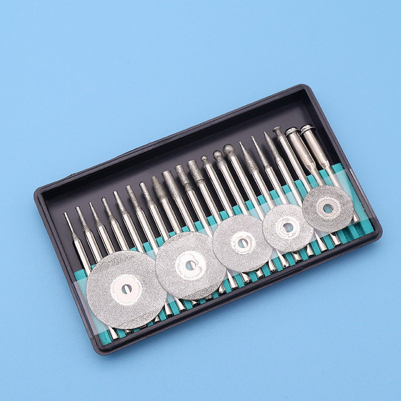 电镀金刚石25PC金刚石磨针磨头组组合玻璃磨打磨石材磨片玉石套,标准件/零部件/工业耗材,磨头,淘宝优惠券,粉丝福利购,淘宝优惠卷