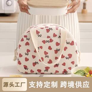 打包饭盒袋户外野餐大容量饭温带便当保学生包午餐便携包上班族