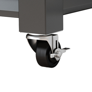 儿童书架家用阳台厨房货架置物架可移动静音带锁可替换万向轮子