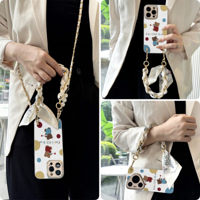 女款全包硅胶软壳时尚斜挎防摔