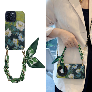 荣耀200pro斜挎手机壳magic6丝巾plus野玫瑰play7t适+用100华为8青9春z享0/5/x/3全e包v防i摔g硅4胶2畅s玩v