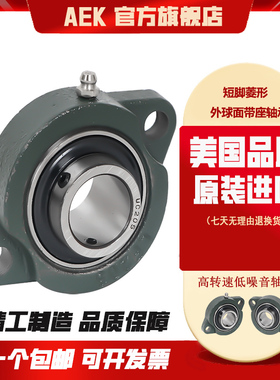 美国AEK轴承SBLF207进口208高速209带顶丝210外球面211静音212