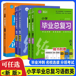 2024新小学毕业总复习语文数学英语易学练42讲复习计划全解本精练本真题模拟卷小升初六年级毕业冲刺名校选拔分班考试卷思脉图书