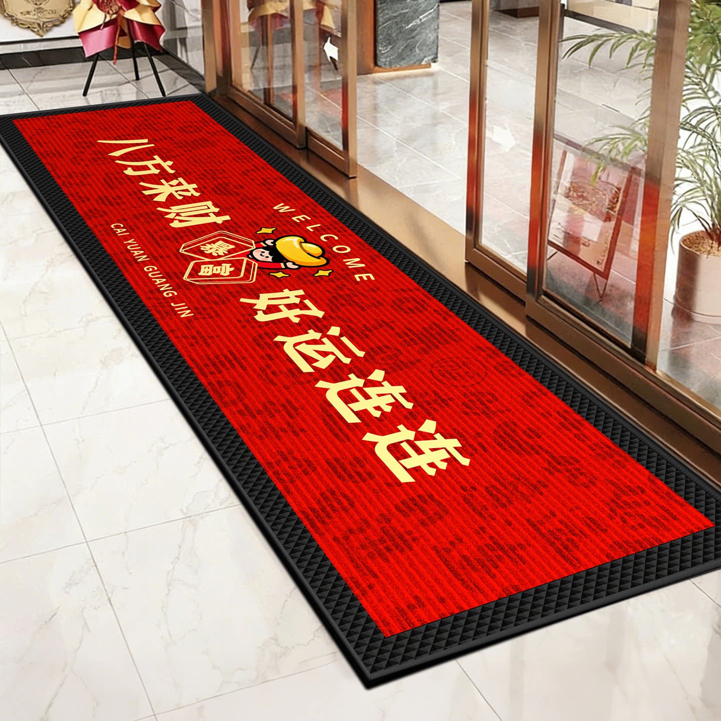 户外门口防水地垫商用门店耐磨脚垫室内大厅防尘防滑加厚垫子