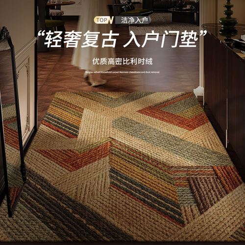 入户门垫轻奢进门玄关地毯