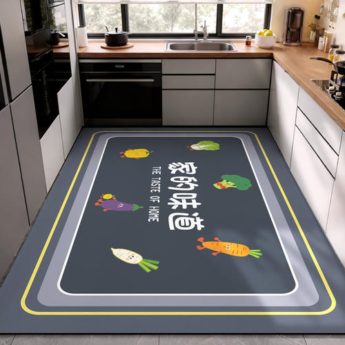 厨房专用地垫家用满铺地毯吸油吸水厨房垫耐脏防滑吸水垫进门地垫