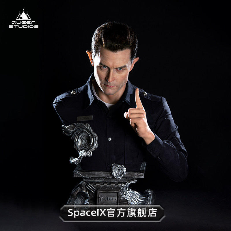 【品牌展示】space ix & queenstudios官方正品终结者t1000胸像