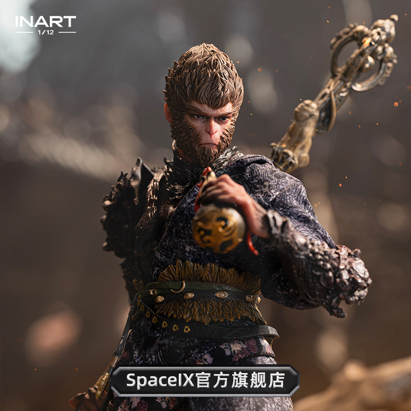 【现货】INART黑神话：悟空天命人·青铜套1/12可动人偶兵人