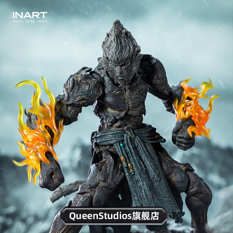 【现货】INART Action《黑神话：悟空》法天象地石猿1/12可动人偶