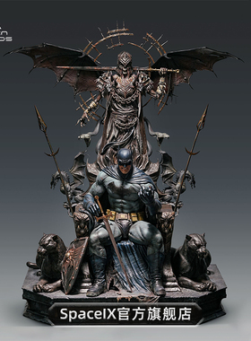 【现货】Space IX & QueenStudios官方蝙蝠侠王座1/4全身像摆件