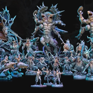 战锤桌游棋子模型百科手办精品景品STL文件3D打印游戏玩具角色