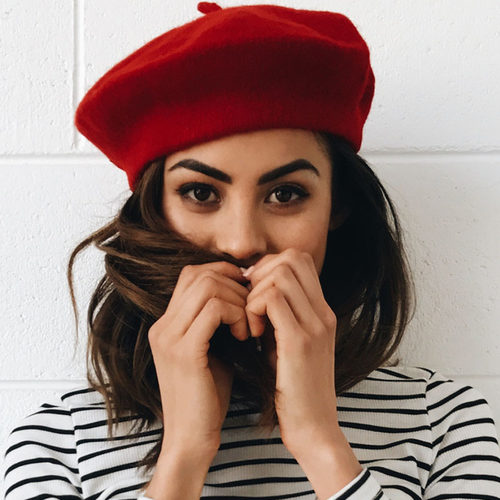 беретки Beret ladies Bonnet Caps Winter Hat 女帽子