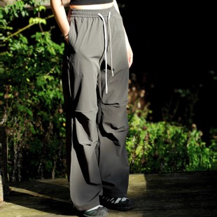 男莱卡考杜拉弹簧速干裤 休闲裤 女直筒显瘦 户外轻量工装 25秋季