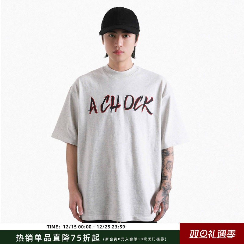 Achock基础刺绣logo短袖