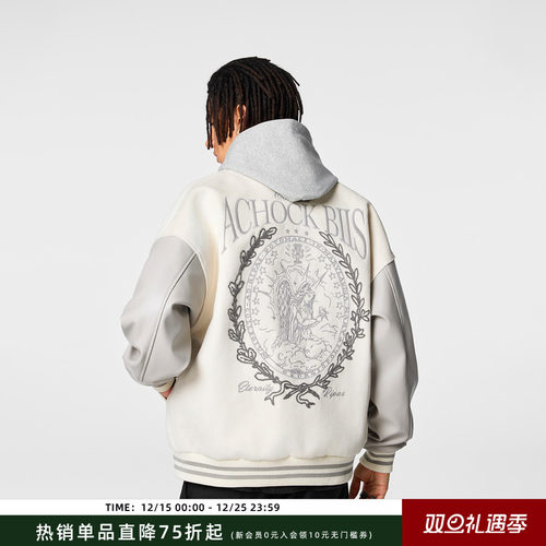 Achock美式学院风棒球服夹克